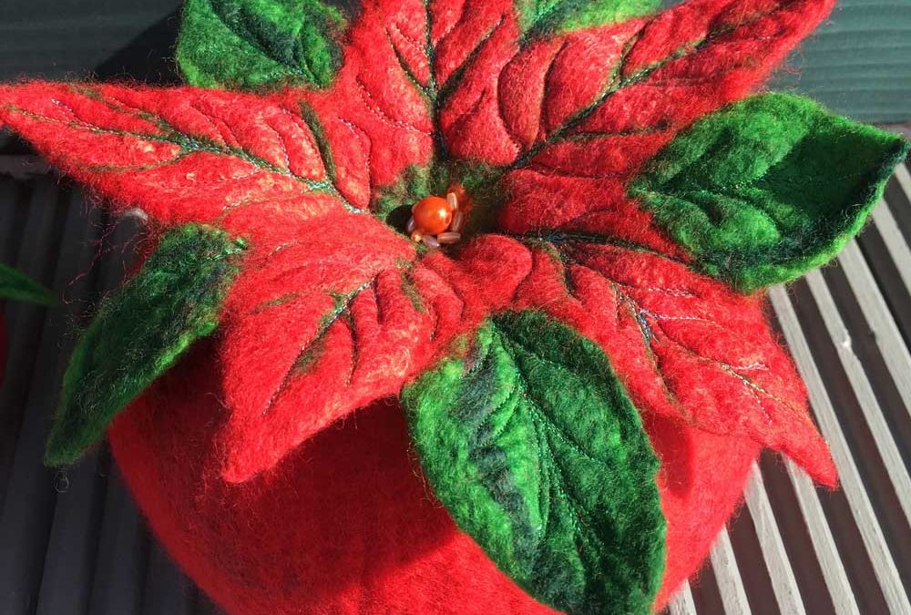 Poinsettia Jewellery Bowl – SOLD