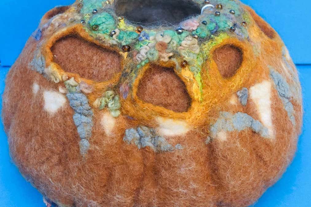 Sculpted Felt bowl
