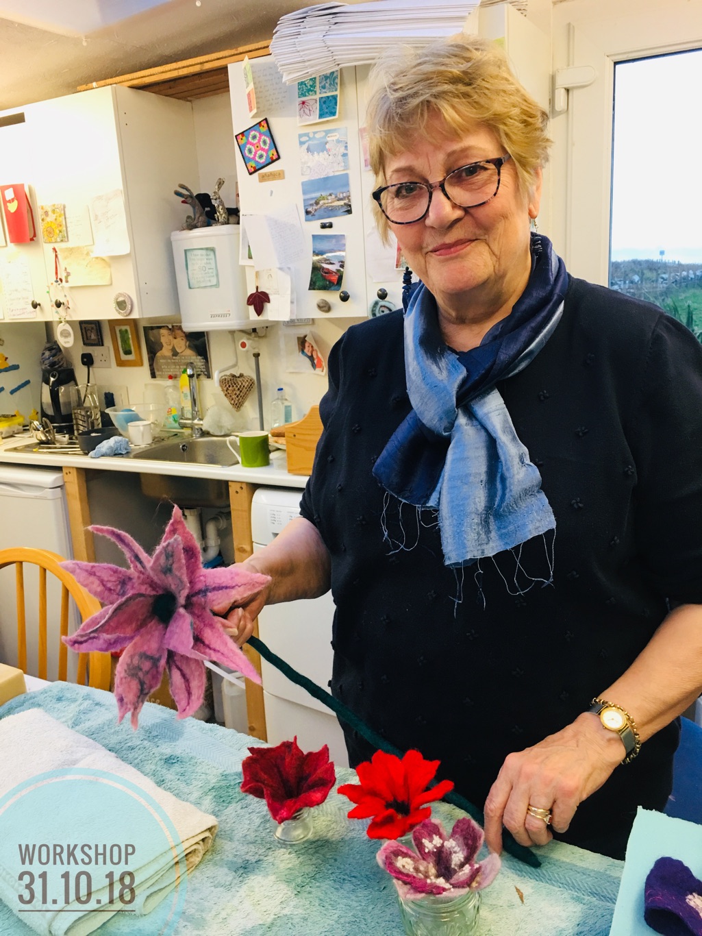 Felted Flowers