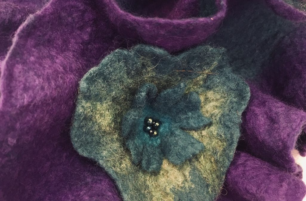 Felted neck warmers/scarves