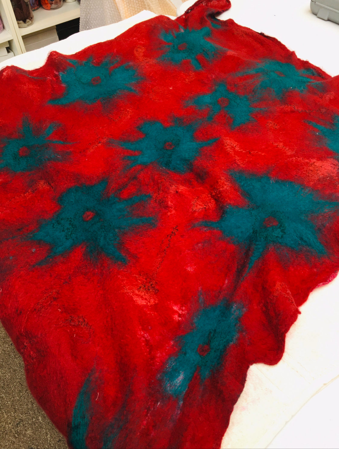 Nuno Felted Tunic – part 2