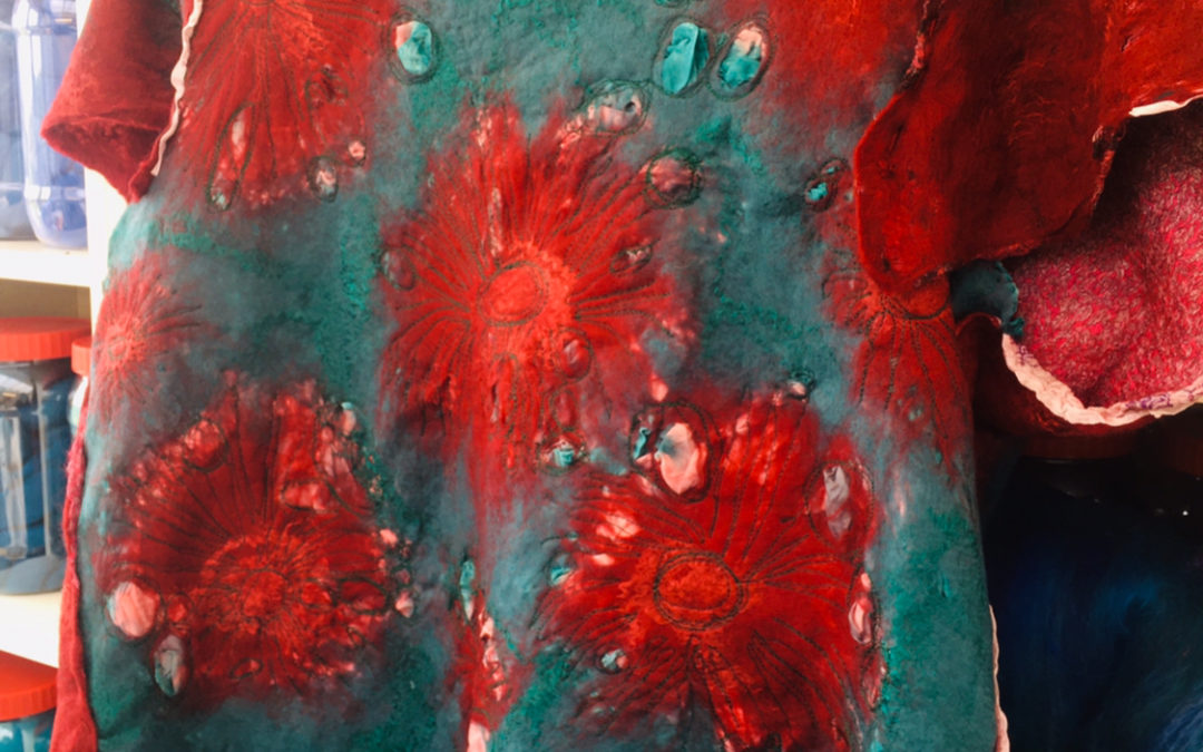 Nuno Felted Tunic – part 3