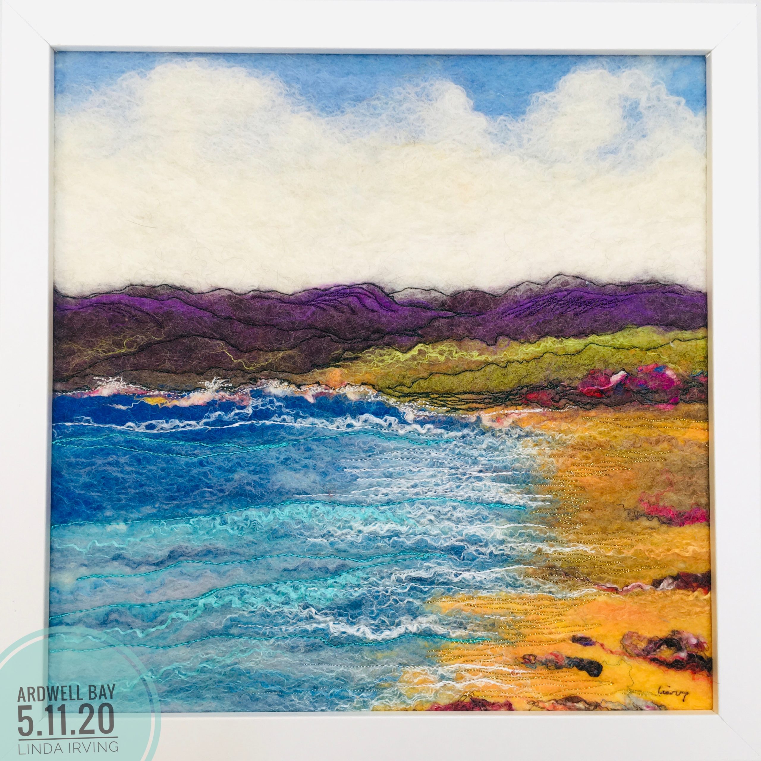 Felted Art – ‘Ardwell Bay’