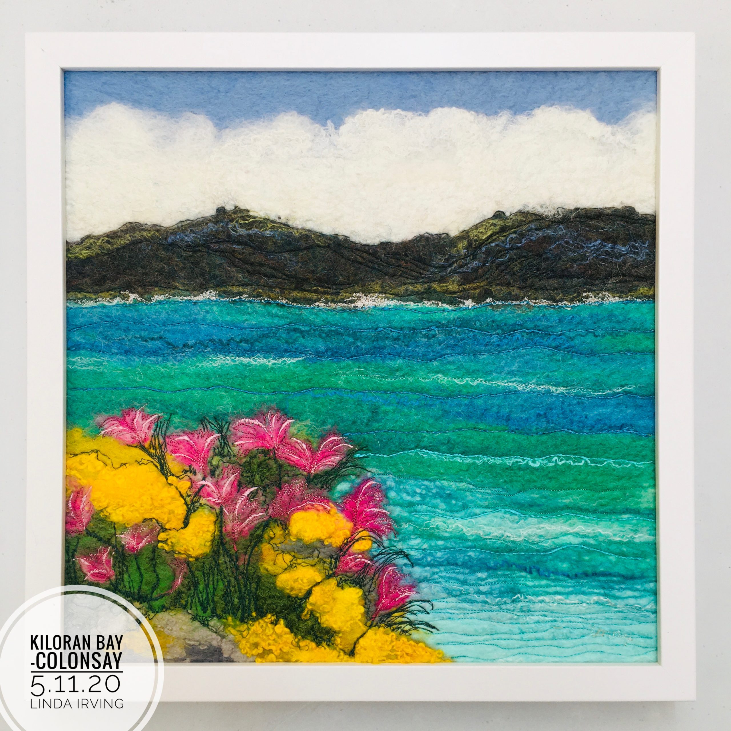 Felted Art – ‘Kiloran Bay – Colonsay’