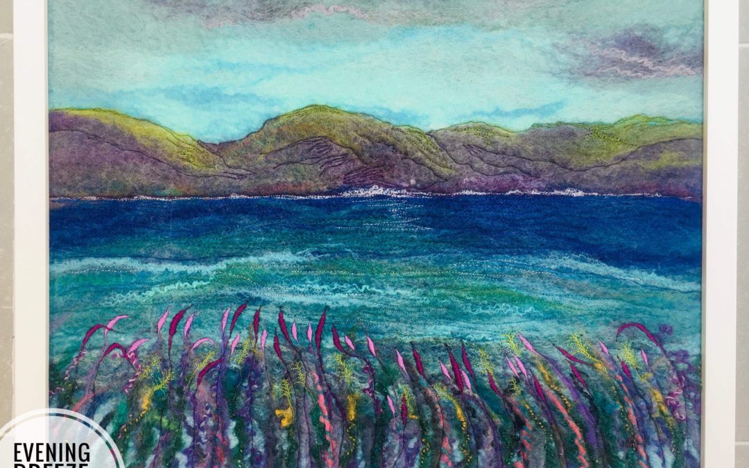 Felted Art – Evening Breeze