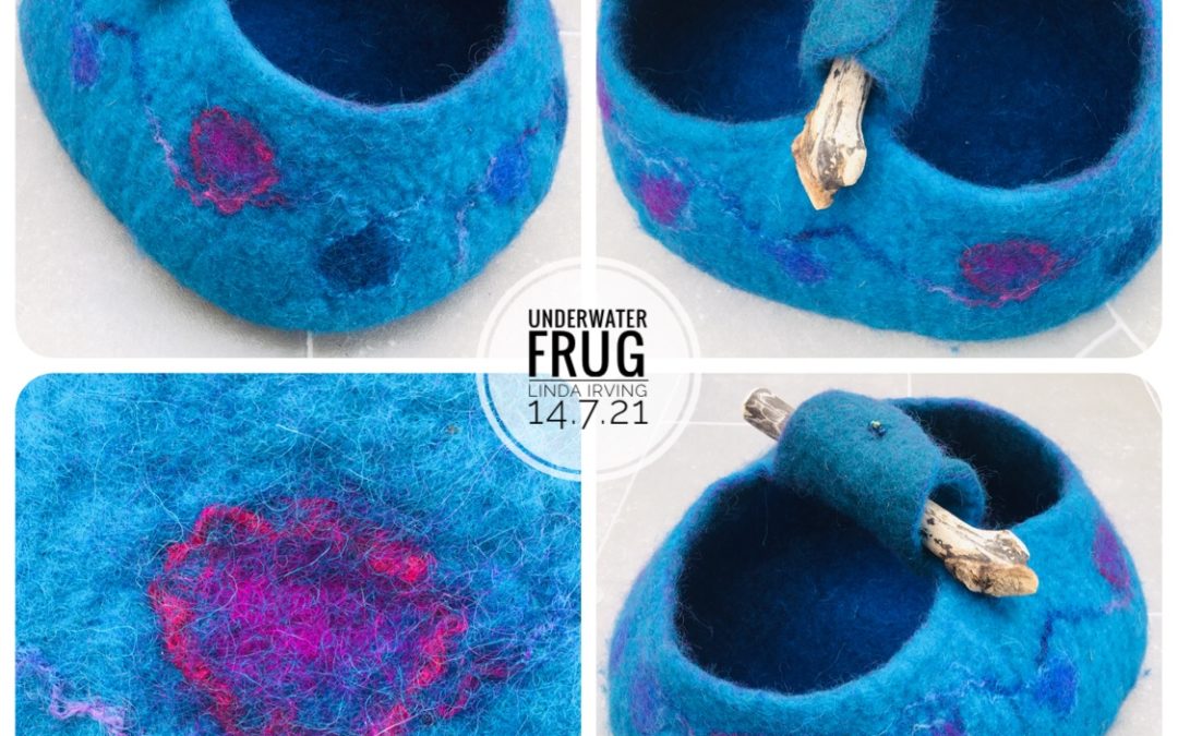 Felted Art – ‘Underwater’ Frug