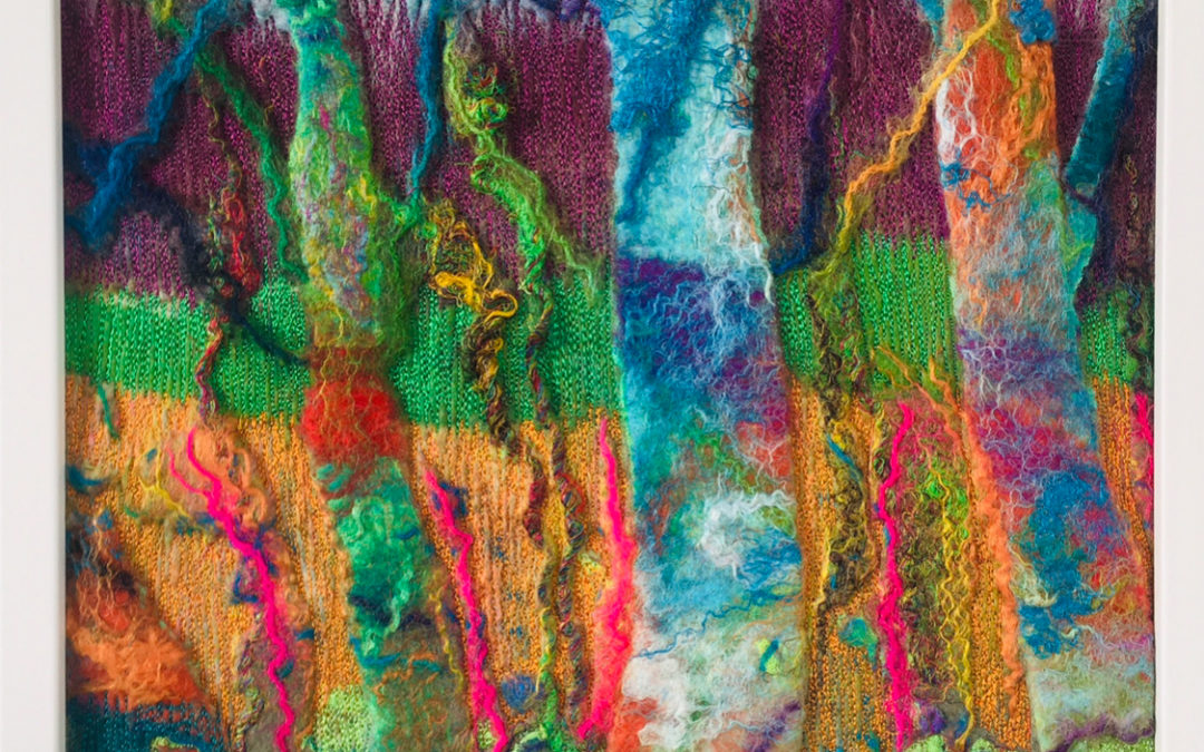 Felted Art – ‘Gentle Forest’