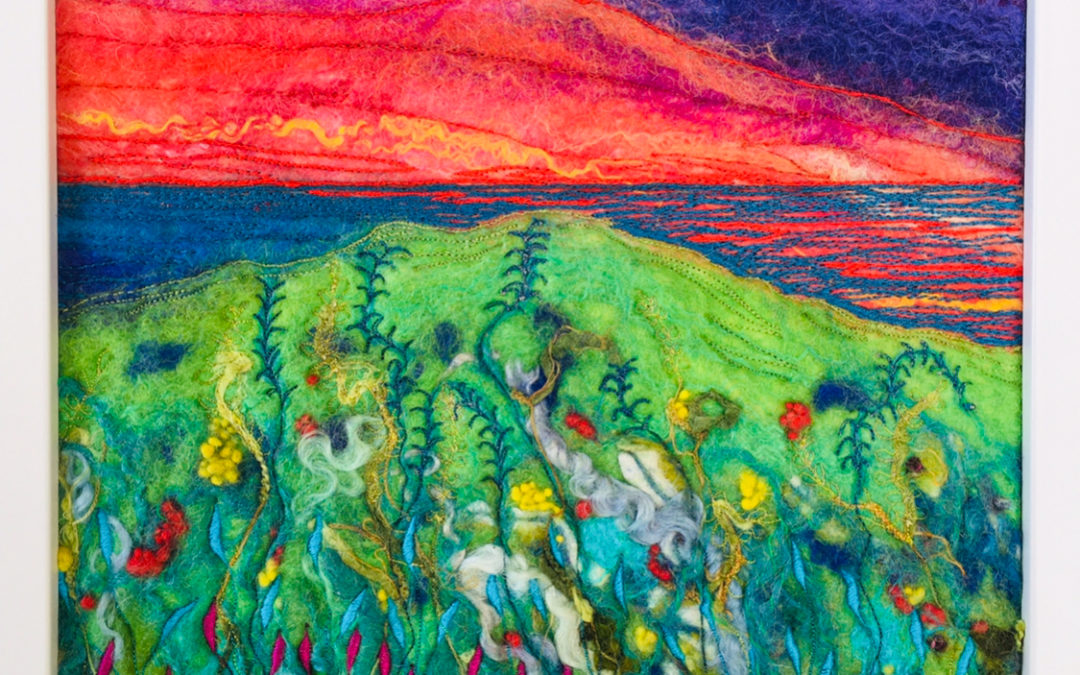 Felted Art – ‘Last of the Light’